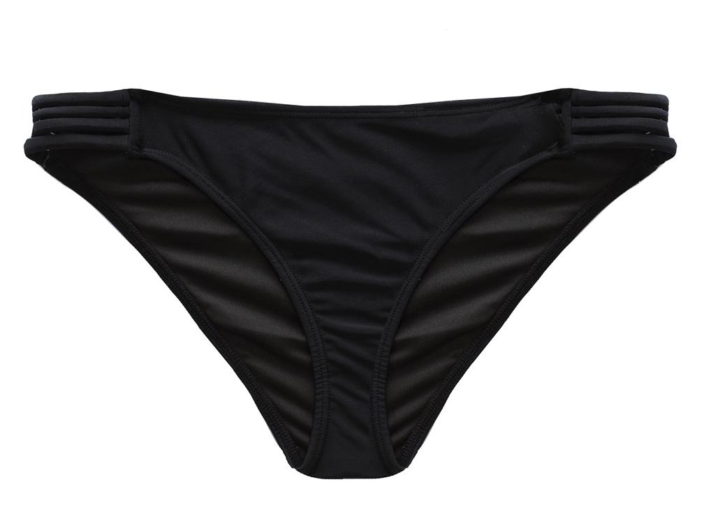 Solid Black Four Strap Classic Full Bikini Bottoms Youth Size 12 Classic Bikini Bottoms Chance Loves 12 Black 