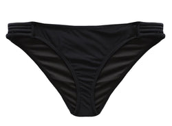 Solid Black Four Strap Classic Full Bikini Bottoms Youth Size 12 Classic Bikini Bottoms Chance Loves 12 Black 